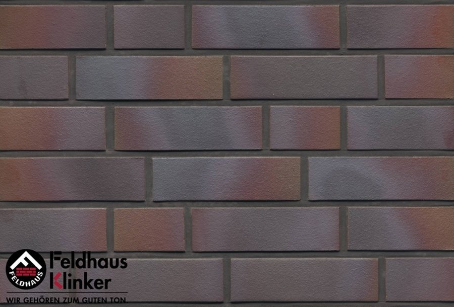 Клинкерная плитка  (R386NF14) 386 cerasi maritim negro Feldhaus Klinker 240x71x14 мм