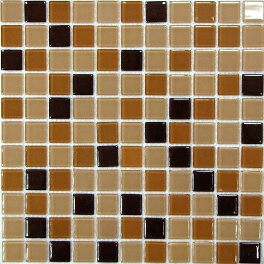 Мозаика Bonaparte Мозаика стеклянная Coffee Mix, чип 25x25 мм, 30x30 см