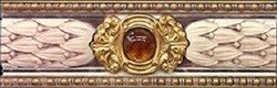 Kerlife Emperador Cenefa Majestic Crema 8.00х25.00