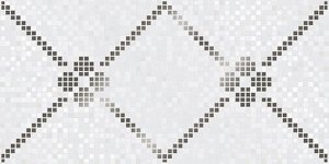 Керамическая плитка Керлайф Pixel Blanco Декор 31,5x63