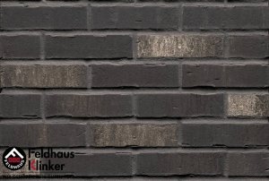 Клинкерная плитка ручной формовки (R739NF14) 739 vascu vulcano blanca Feldhaus Klinker 240x71x14 мм