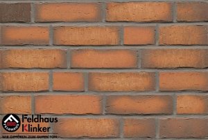 Клинкерная плитка ручной формовки (R758NF14) 758 vascu terracotta Feldhaus Klinker 240x71x14 мм