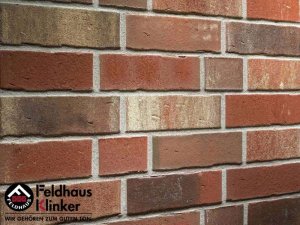 Клинкерный облицовочный кирпич ручной формовки (K750NF) 750 vascu ardor rotado Feldhaus Klinker 240x71x115 мм