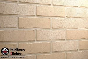Клинкерный облицовочный кирпич ручной формовки (K762NF) 762 vascu sabioso blanca Feldhaus Klinker 240x71x115 мм