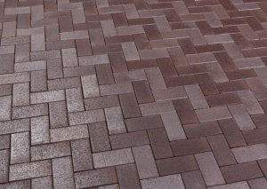 Клинкерный тротуарный кирпич(P409SKF) 409 gala ferrum Feldhaus Klinker 200x100x40 мм