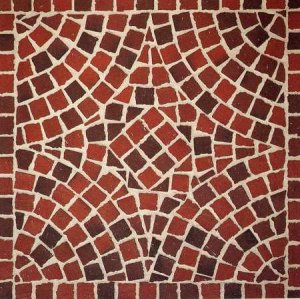 Клинкерная брусчатка-мозаика (делимая на 8 частей 60x60x52) (M403DF) 403 gala flamea Feldhaus Klinker 240x118x52 мм