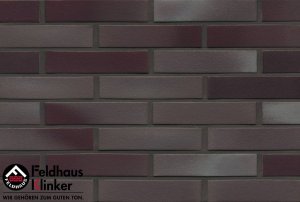 Клинкерная плитка фасадная (R384DF14) 384 ferrum liso Feldhaus Klinker 240x52x14 мм