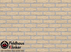 Клинкерная плитка  ручной формовки (R691WDF14) 691 sintra perla Feldhaus Klinker 215x65x14 мм