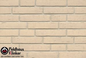 Клинкерная плитка фасадная ручной формовки (R763LDF14) 763 vascu perla Feldhaus Klinker 240x52x14 мм