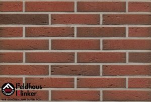 Клинкерная плитка фасадная (R307DF9) 307 ardor rustico Feldhaus Klinker 240x52x9 мм
