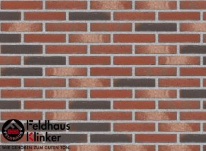 Клинкерная плитка ручной формовки (R750LDF14) 750 vascu ardor rotado Feldhaus Klinker 290x52x14 мм