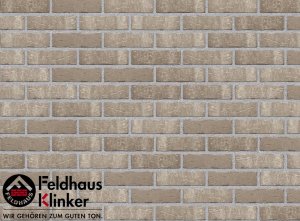 Клинкерная плитка  ручной формовки (R682WDF14) 682 sintra argo blanco Feldhaus Klinker 215x65x14 мм