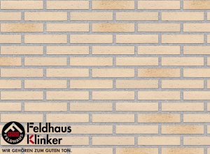 Клинкерная плитка ручной формовки (R757DF14) 757 vascu perla linara Feldhaus Klinker 240x52x14 мм