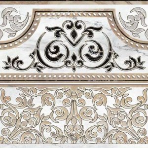 Декор Alma Ceramica Arina, DFU03ARA004, 41,8x41,8 см