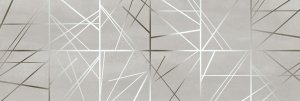 Декор Delacora Baffin Gray Style, DW15SYL25, 25,3x75 см