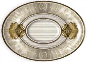 Декор EL Molino Leonora Beige Medallon Oro, 10x14 см