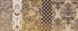 Декор Impronta Shine Batik Oro Dec. C, SH00DC, 24x59 см