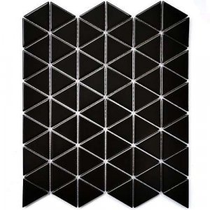 Мозаика Bonaparte Керамическая мозаика Reno Black matt, 25,2x29,1 см