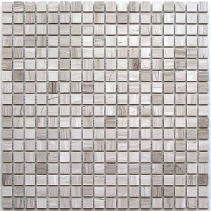 Мозаика Bonaparte Мозаика из натурального камня Dunes-15 slim (POL), чип 15x15 мм, 30,5x30,5 см
