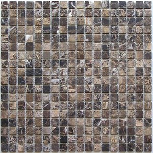 Мозаика Bonaparte Мозаика из натурального камня Ferato-15 slim (Matt), чип 15x15 мм, 30,5x30,5 см