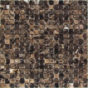 Мозаика Bonaparte Мозаика из натурального камня Ferato-15 slim (POL) 3, чип 15х15 мм, 30,5x30,5 см