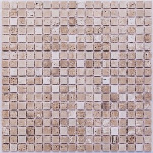 Мозаика Bonaparte Мозаика из натурального камня Florence (POL), чип 15x15 мм, 30,5x30,5 см
