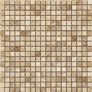 Мозаика Bonaparte Мозаика из натурального камня Madrid-15, чип 15x15 мм, 30,5x30,5 см