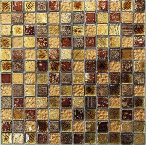 Мозаика Bonaparte Мозаика стеклянная Antik-2, чип 23x23 мм, 30x30 см