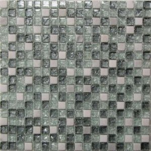 Мозаика Bonaparte Мозаика стеклянная Glass Stone-11, чип 15x15 мм, 30x30 см