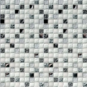 Мозаика Bonaparte Мозаика стеклянная Metallica, чип 15x15 мм, 30x30 см