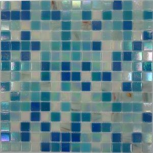 Мозаика Bonaparte Мозаика стеклянная Ocean, чип 20x20 мм, 32,7x32,7 см