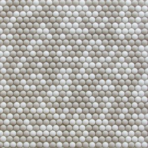 Мозаика Bonaparte Мозаика стеклянная Pixel cream, чип 12х6 мм, 31,8x32,5 см