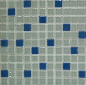 Мозаика Bonaparte Растяжки Jump Blue №8 (light), чип 25x25 мм, 30x30 см