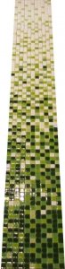 Мозаика Bonaparte Растяжки Jump green №1-8 (комп), чип 25x25 мм, 30x240 см