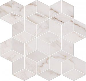 Мозаика Mei Carrara Pulpis Mos. Белый, O-CRR-WIJ051, 28x29,7 см