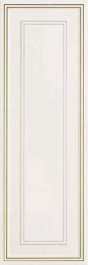 Плитка настенная Ascot New England Bianco Boiserie Diana Dec, EG331BDD, 33x100 см