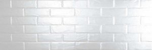 Плитка настенная Delacora Brick White Gloss, WT15GSS00, 25,3x75 см