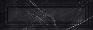 Плитка настенная Mei Gatsby Черный рельеф, GTU232, 25x75 см