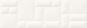 Плитка настенная Mei Pillow Game Рельеф белый, O-PIL-WTA051, 29x89 см
