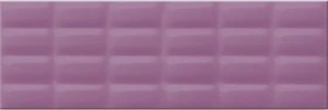 Плитка настенная Mei Vivid Colours Violet pillow structure, O-VVD-WTU221, 25x75 см