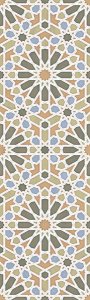 Настенная плитка Alhambra Green Mexuar 29.75x99.55