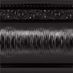 Бордюр Zocalo Yara Negro 15x15
