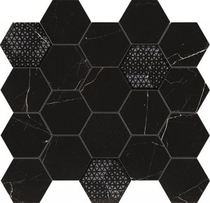 Мозаика HEXAGON ROYAL NERO (02613) 34x36