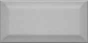 Клемансо Плитка настенная  серый тёмный грань 16054 7,4х15