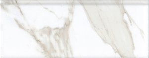 Алентежу Плинтус белый матовый обрезной FMF007R 30x12